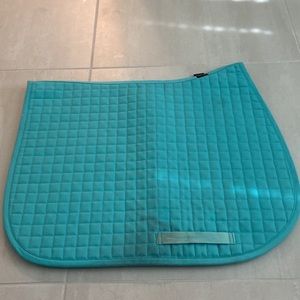 teal saddle pad